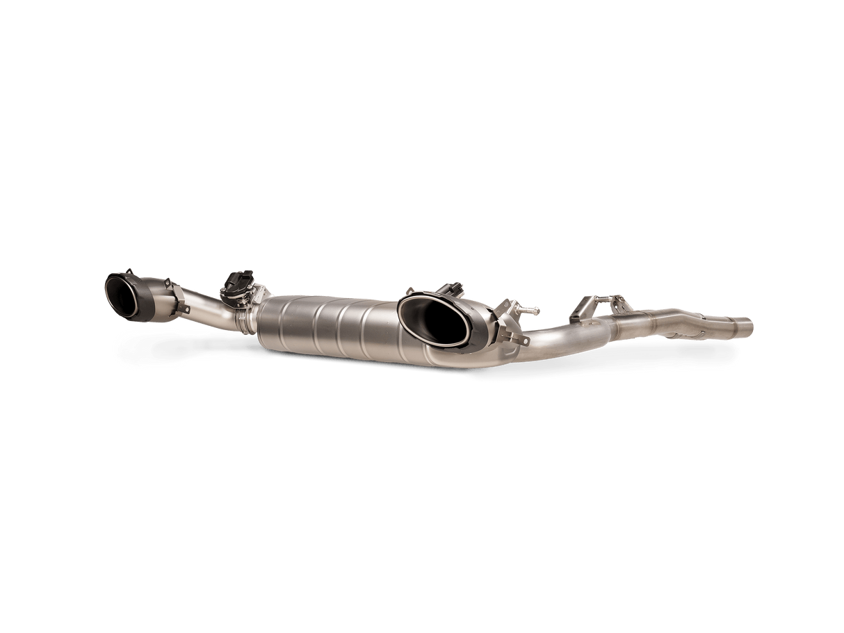 Akrapovic Evolution Line Cat Back (Titanium) w/Carbon Tips - Audi 2021+ 8Y S3 Sedan