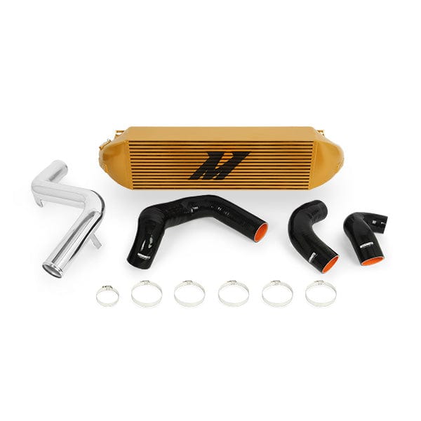 Mishimoto Ford Focus ST Intercooler Kit, 2013-2018, Gold Cooler, Polished Pipes