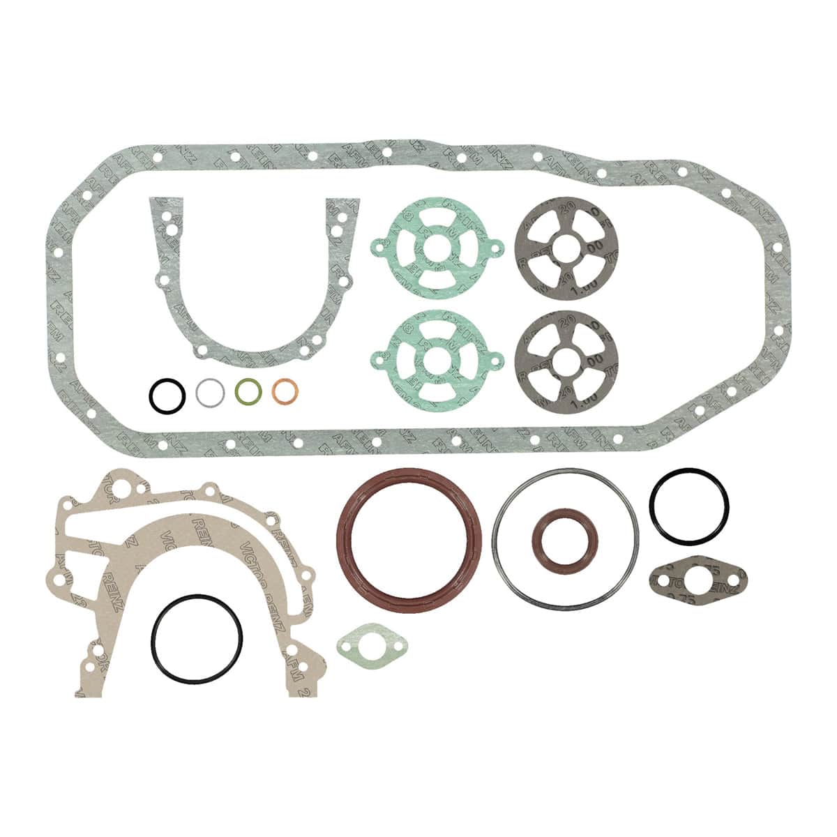 Engine Crankcase Cover Gasket Set - Audi