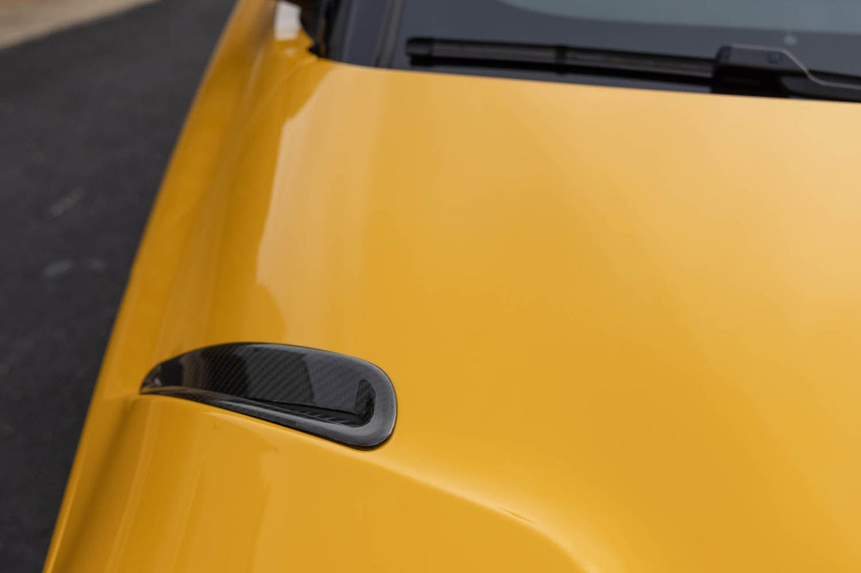 Dinan Side Hood Vent Covers (Carbon Fiber) - Toyota / A90 / A91 / GR Supra
