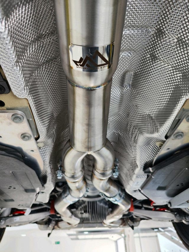 MAD US G8x M3 M4 S58 Resonated Single Midpipe (Brace Included)