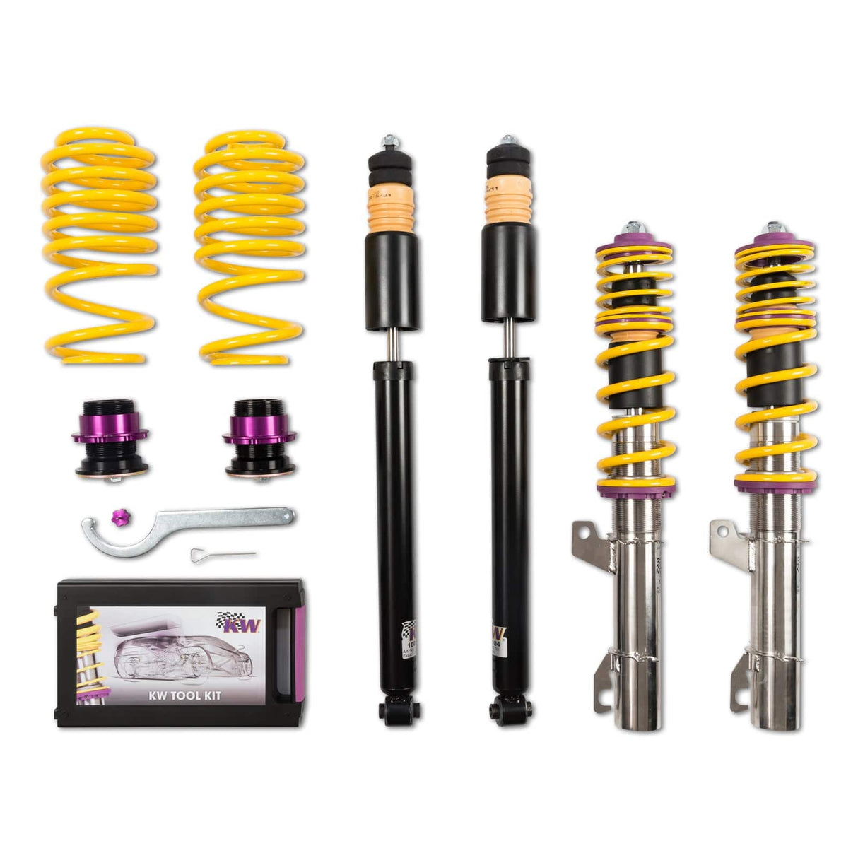 KW V1 Coilover Kit - Audi TT (TTC, TTR) Coupe + Roadster; FWD; all engines