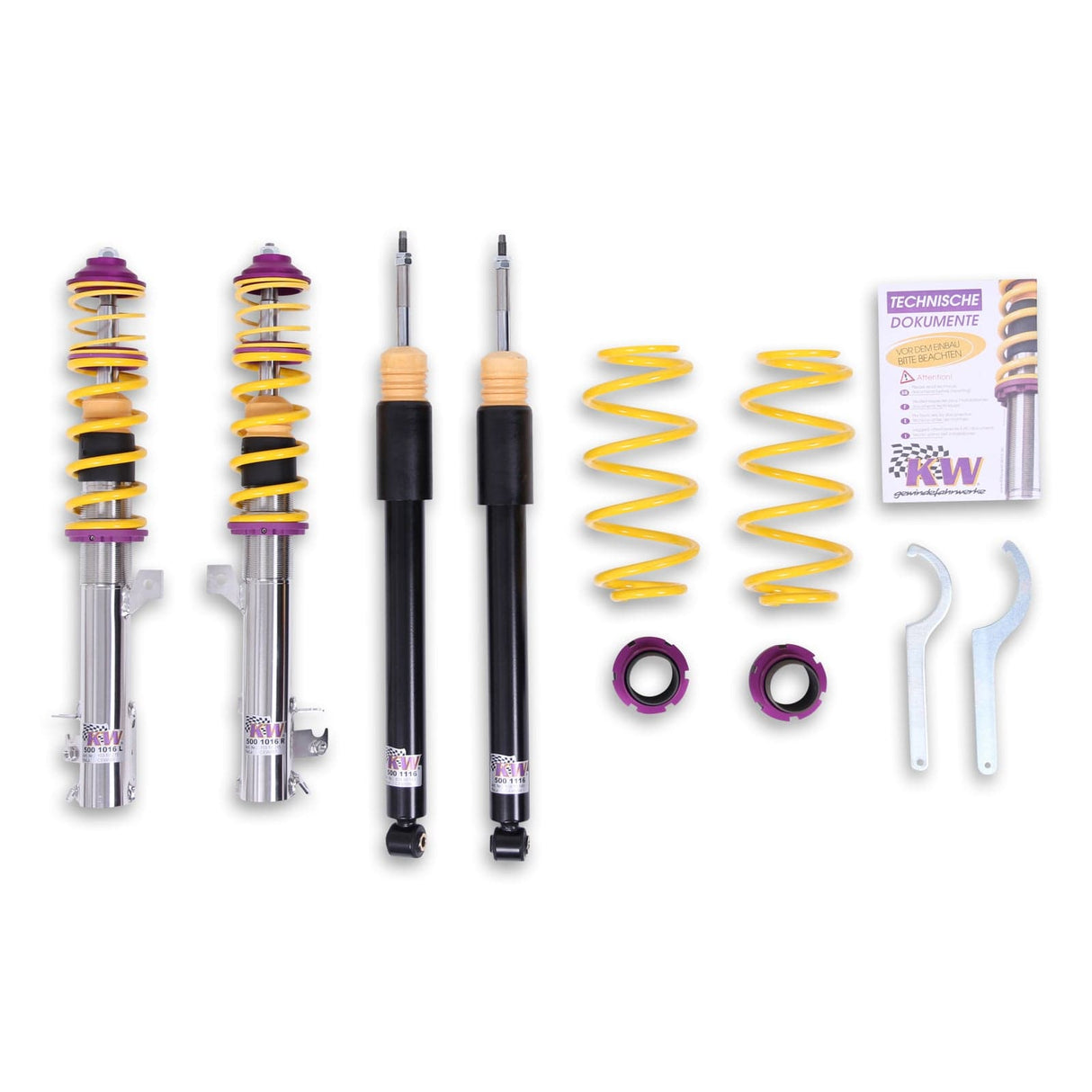 KW V1 Coilover Kit - Honda CR-Z Hybrid 1.5L, Manual & Automatic transmission (NLA)