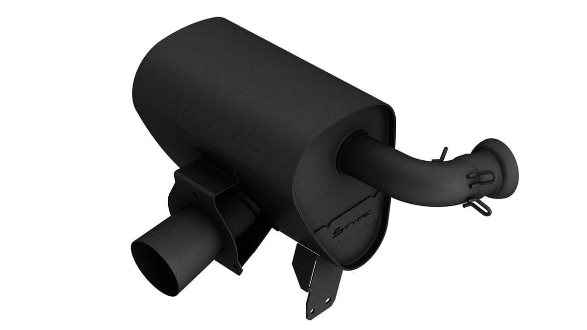 Borla 15-22 Can-Am Maverick X3 900cc Triple Turbo Manifold-Back Exhaust S-Type Muffler -Black Coated
