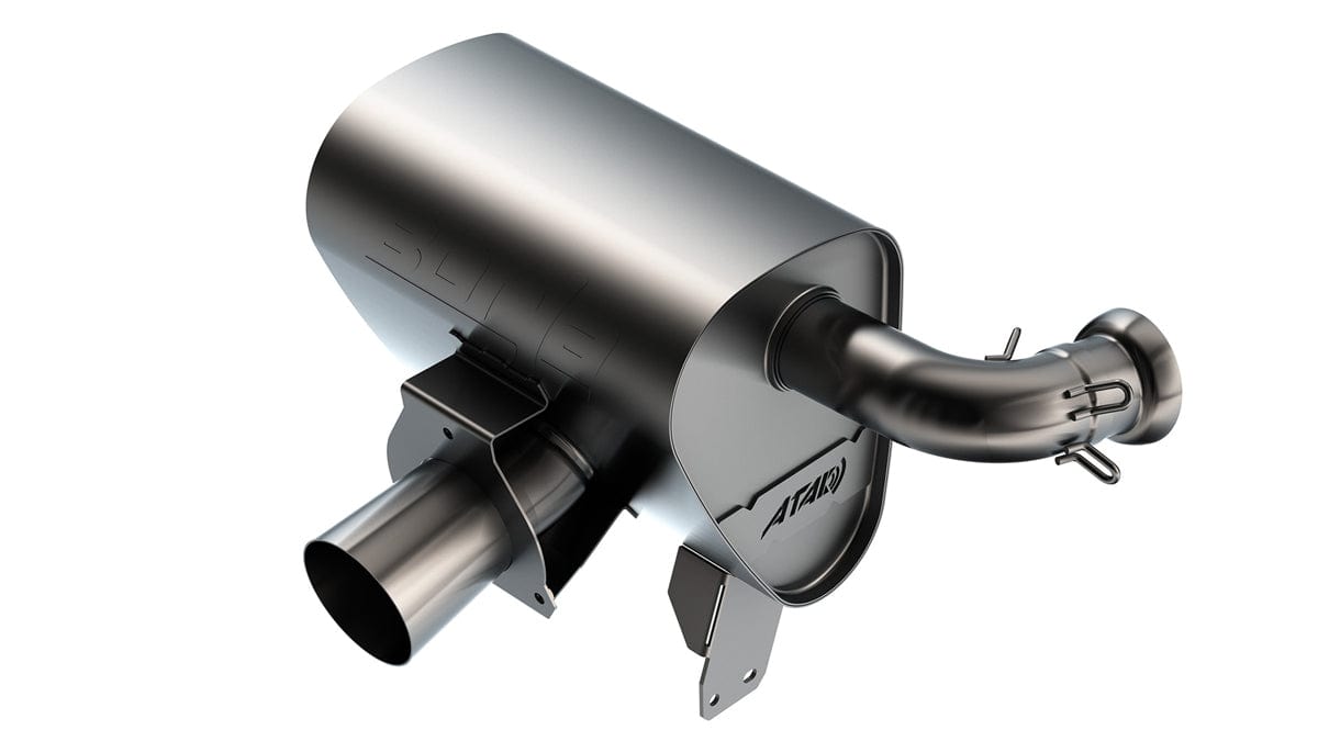 Borla 15-22 Can-Am Maverick X3 900cc Triple Turbo Auto Manifold-Back Exhaust Atak Muffler