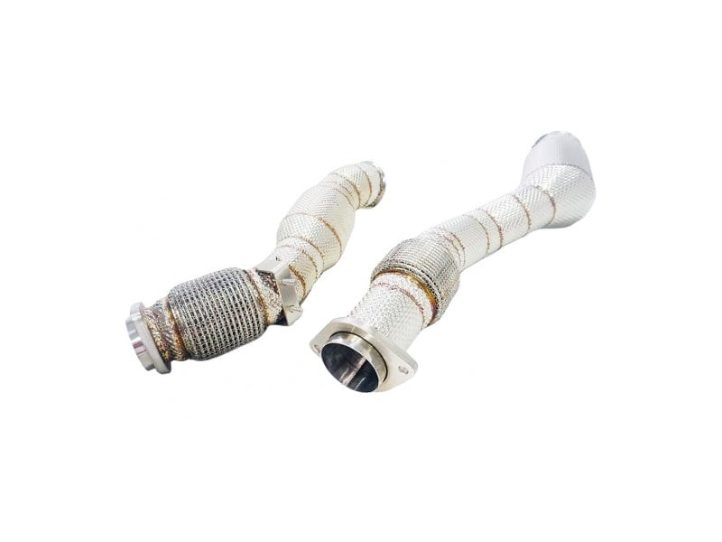 Racing Dynamics Catted Downpipes w/HS - BMW / F97 / F98 / X3M / X4M
