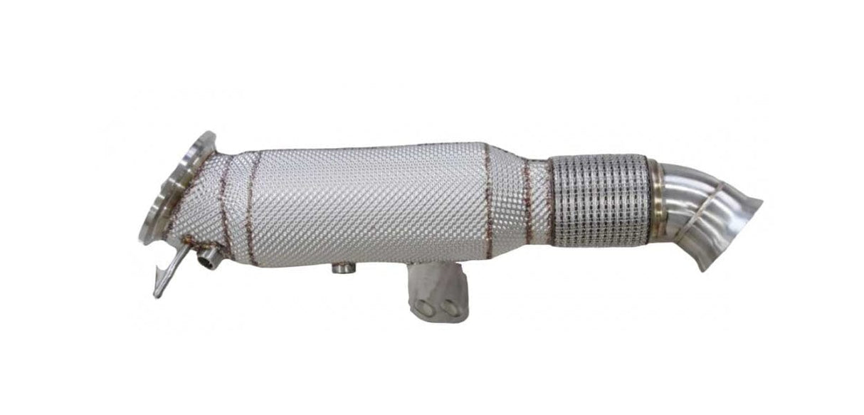 Racing Dynamics Catted Downpipe w/HS - BMW B58 / G0X / X5 / X6