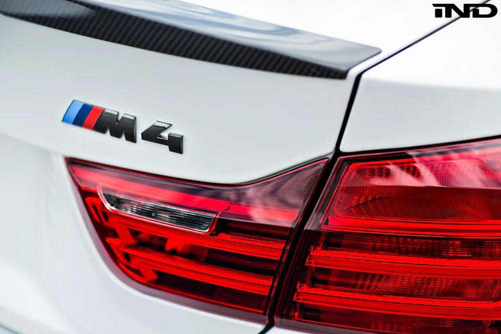 IND Painted Trunk Emblem (Gloss Black) - BMW / F82 / F83 / M4