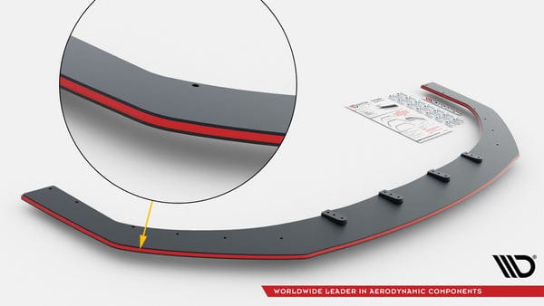 Maxton Design Street Pro Front Splitter Audi RS3 Sedan 8V Facelift