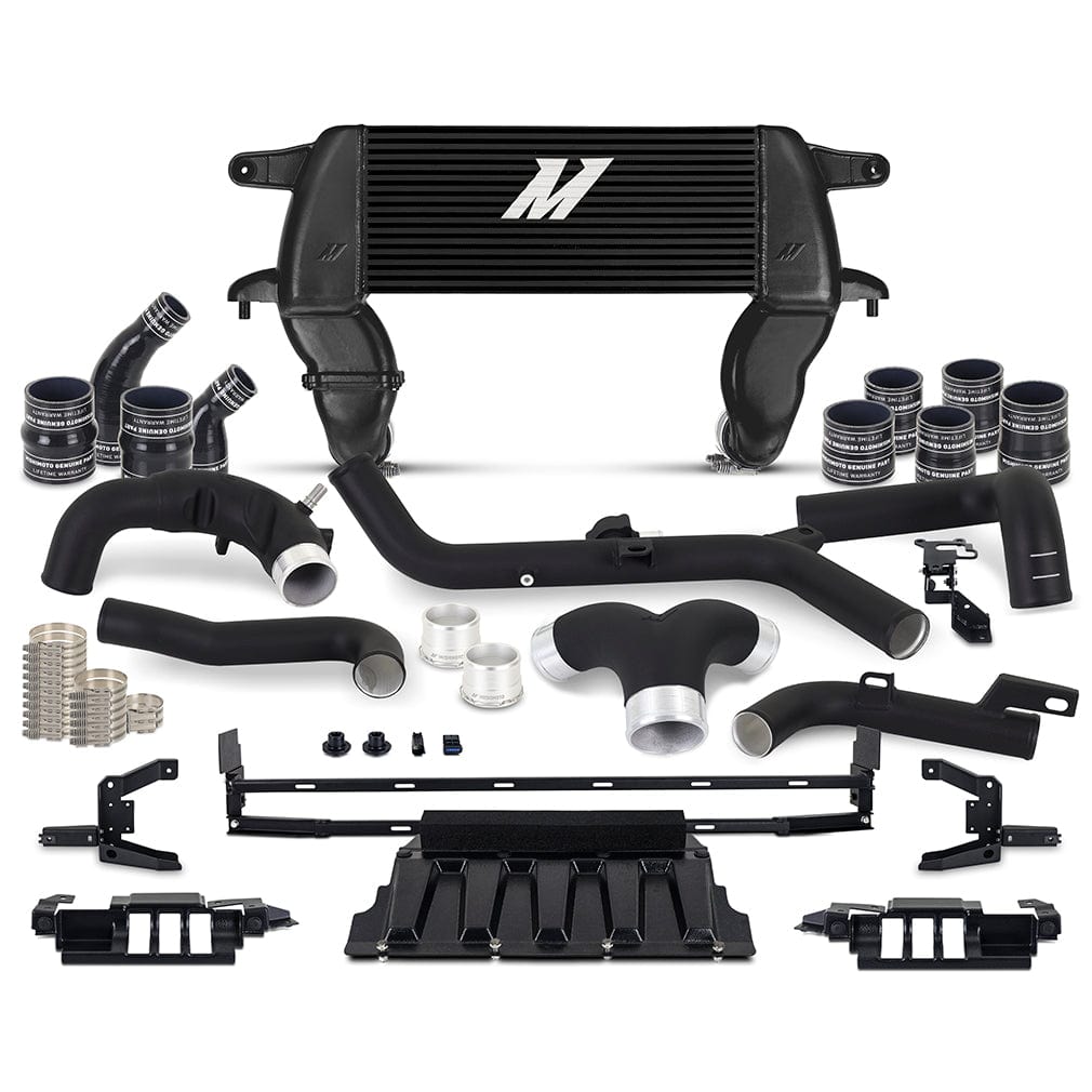 Mishimoto High-mount Intercooler Kit, fits 2021+ Ford Bronco 2.7L, Black Intercooler