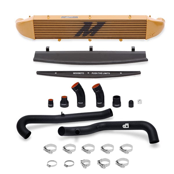 Mishimoto Ford Fiesta ST Performance Intercooler Kit, 2014-2019 Black Pipes, Gold Cooler