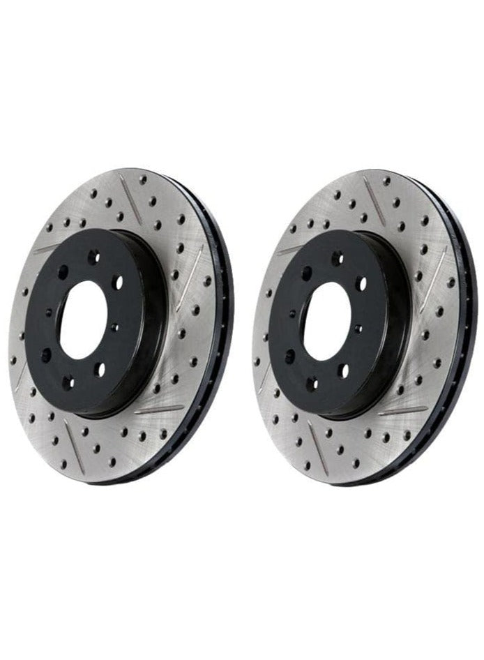 StopTech Sport Slotted/Drilled Brake Rotor Set (330x22) - Audi / B8 / B9 / A4 / A5 / S4 / S5 / SQ5 / C7 / C8 / A6 / & More