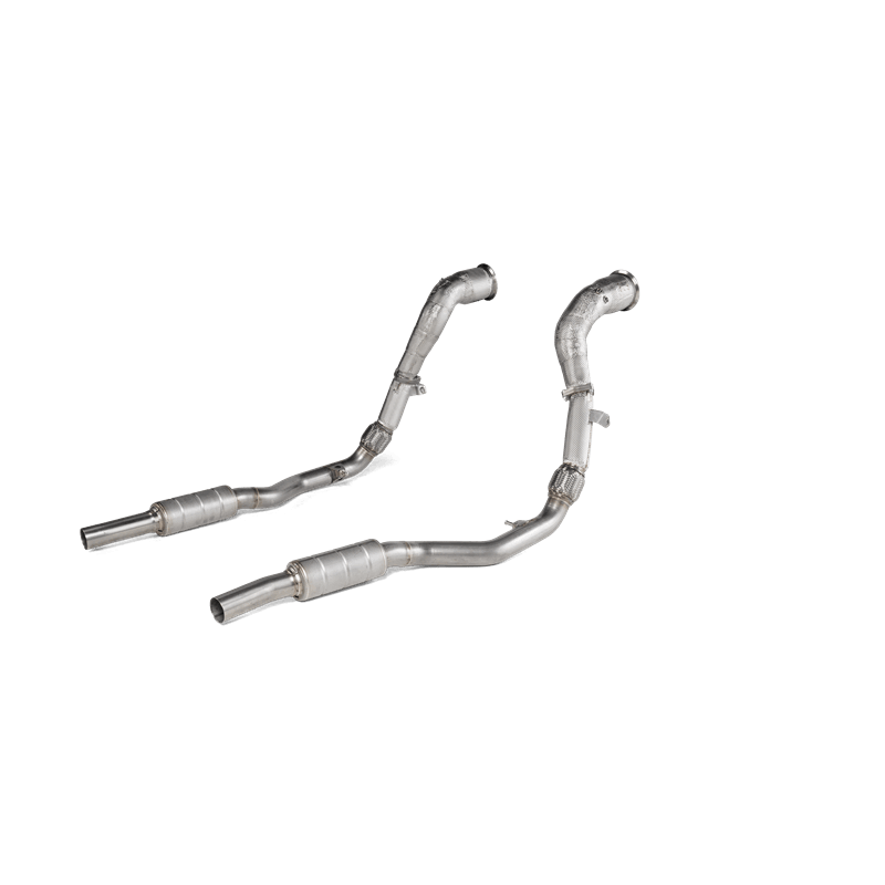 Akrapovic 2021+ Audi RS Q8 (4M) Link Pipe Set (SS) Catted (Excl Models w/5C1 Option Code)