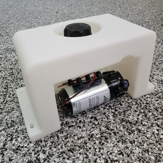 Burger Motorsport - 2 Gallon Low Profile Universal Water/Methanol Injection (WMI) Tank