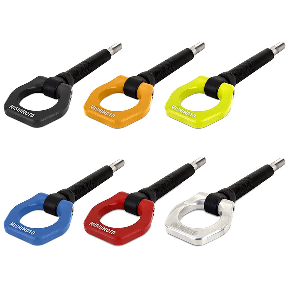 Mishimoto Racing Tow Hook, Front, Fits Subaru WRX 2022+, Red