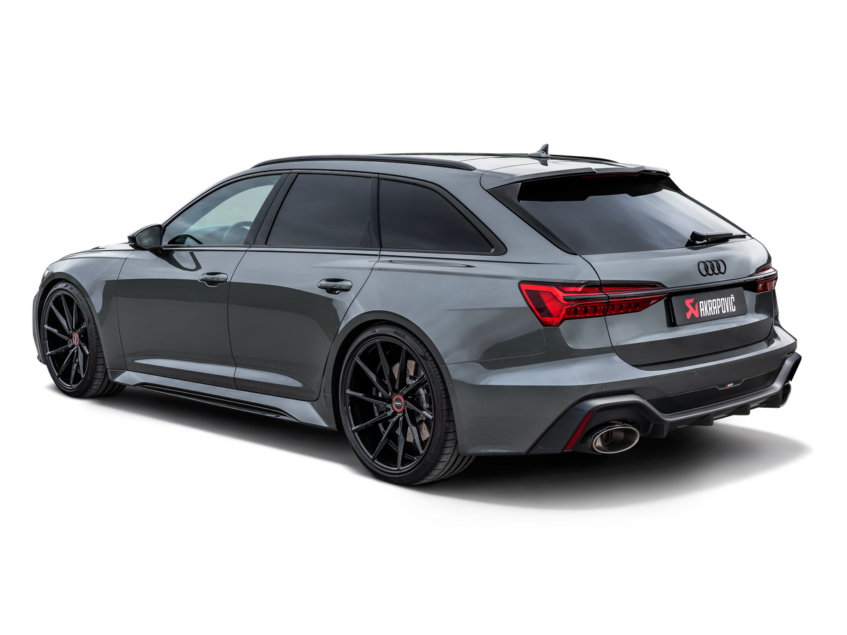 Akrapovic 2023+ Audi RS6 Avant (C8) Evolution Line Cat Back (Titanium) (Req Link Pipe Set)