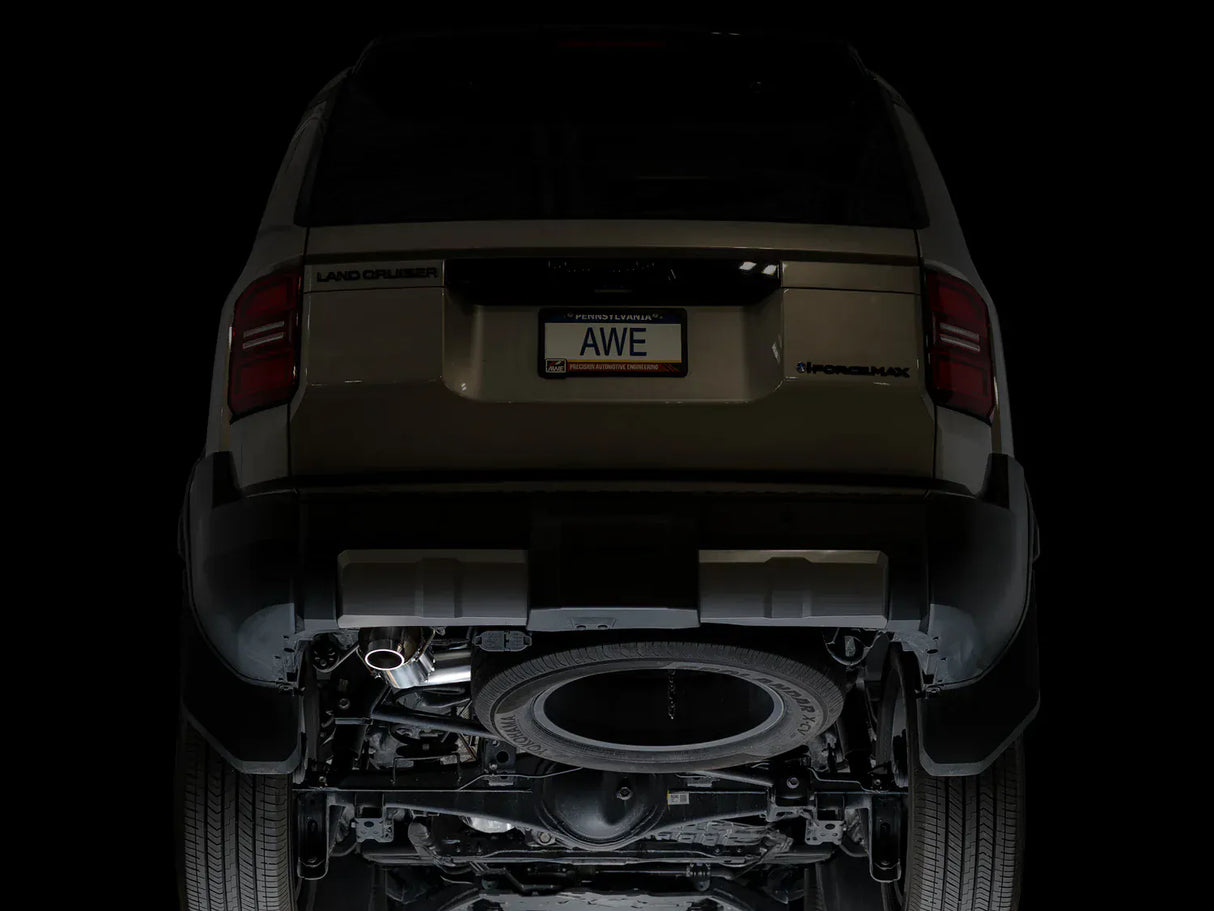 AWE 0FG Catback Exhaust w/ BashGuard - Toyota / J250 Land Cruiser / 6th-Gen 4Runner