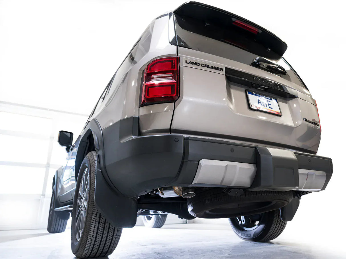 AWE 0FG Catback Exhaust w/ BashGuard - Toyota / J250 Land Cruiser / 6th-Gen 4Runner