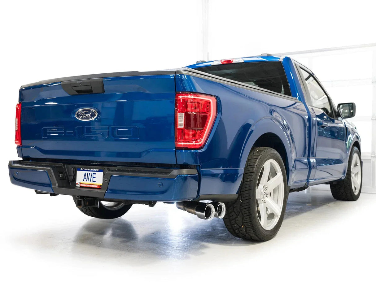AWE 0FG Dual Side Exit Exhaust - Ford F-150 Regular Cab