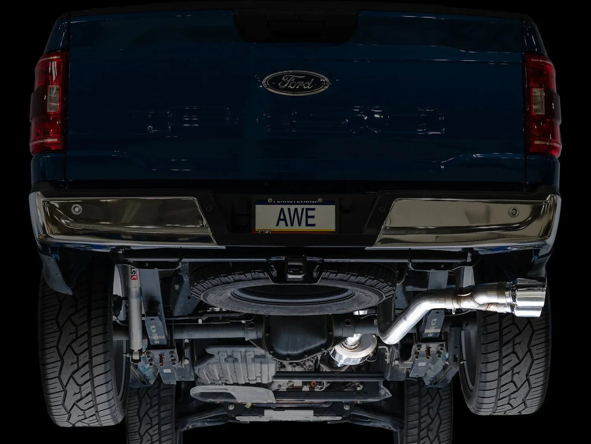 AWE 0FG Dual Side Exit Exhaust - Ford F-150 Regular Cab