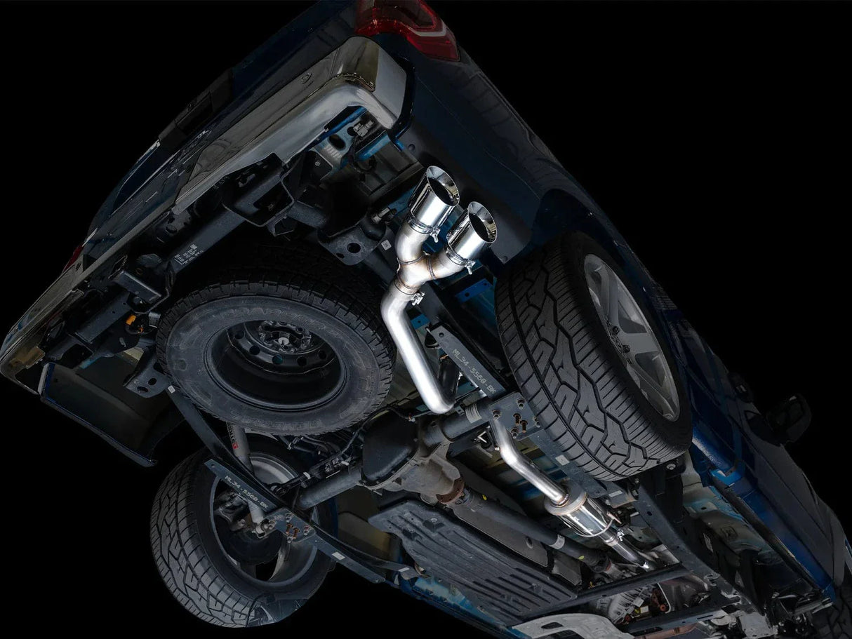 AWE 0FG Dual Side Exit Exhaust - Ford F-150 Regular Cab