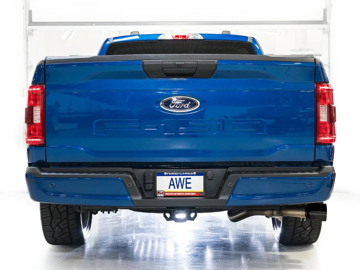 AWE 0FG Dual Side Exit Exhaust - Ford F-150 Regular Cab