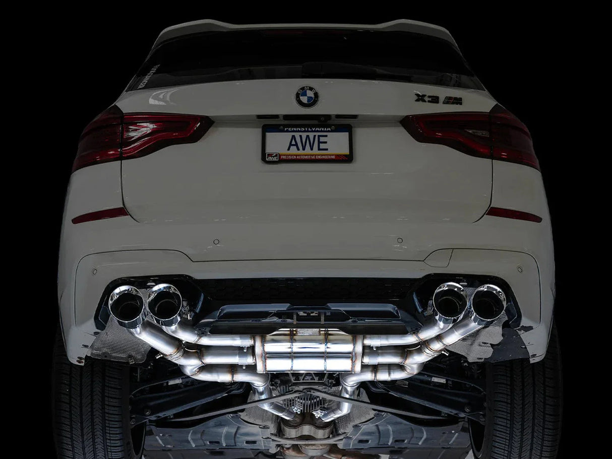 AWE Valved SwitchPath Axleback Exhaust - BMW F9X / X3 M / X4 M