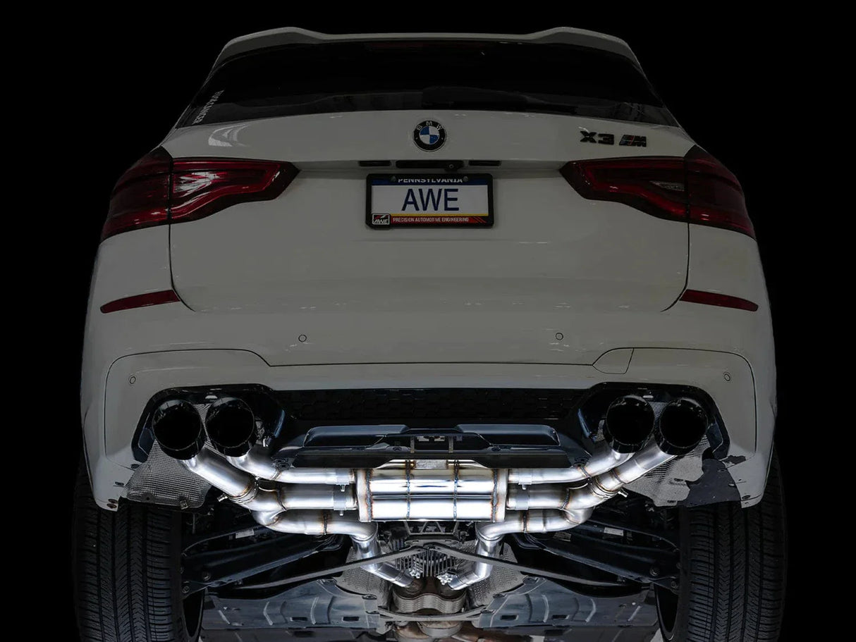 AWE Valved SwitchPath Axleback Exhaust - BMW F9X / X3 M / X4 M