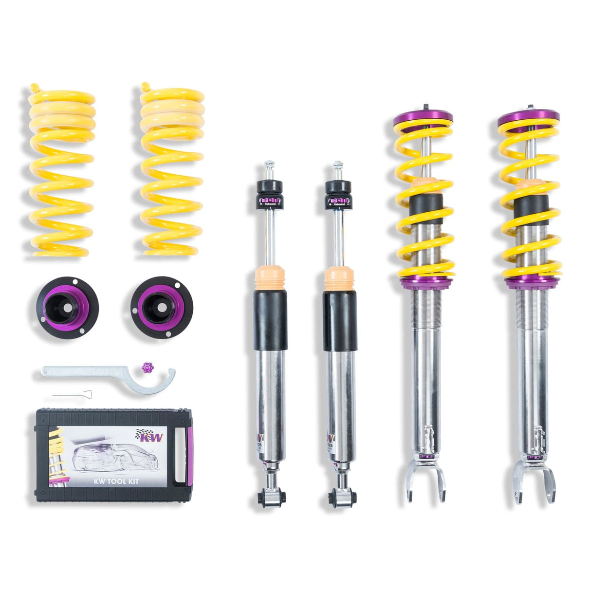 KW V3 Coilover Kit - Mercedes E300 Sedan (W213), E300 Coupe (C238); 2WD; without EDC