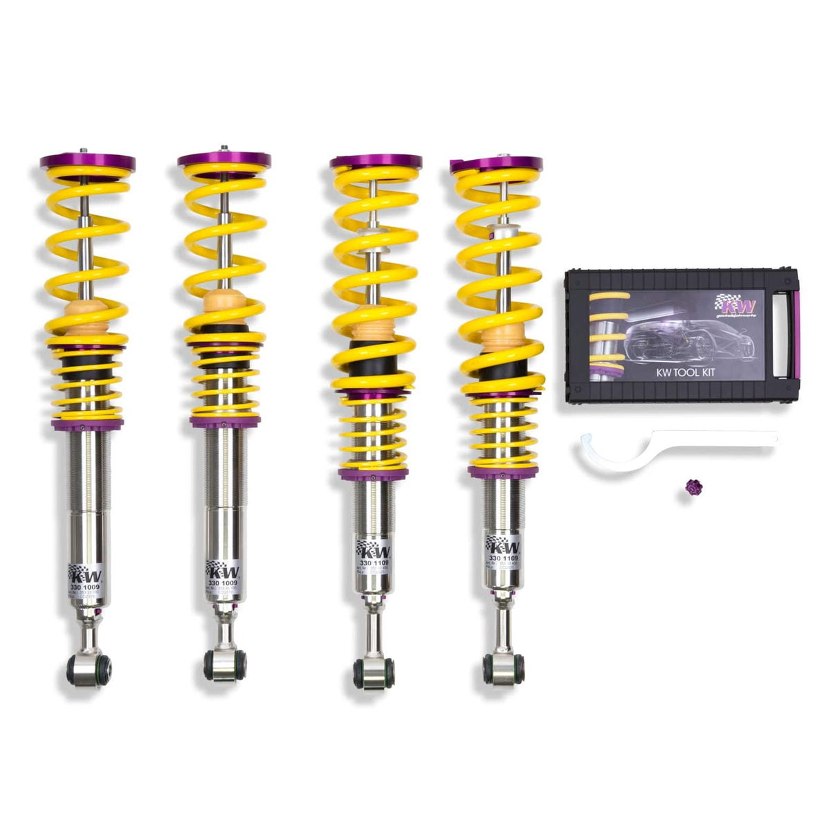KW V3 Coilover Kit - Aston Martin V8 Vantage (VH2) 10mm piston rods