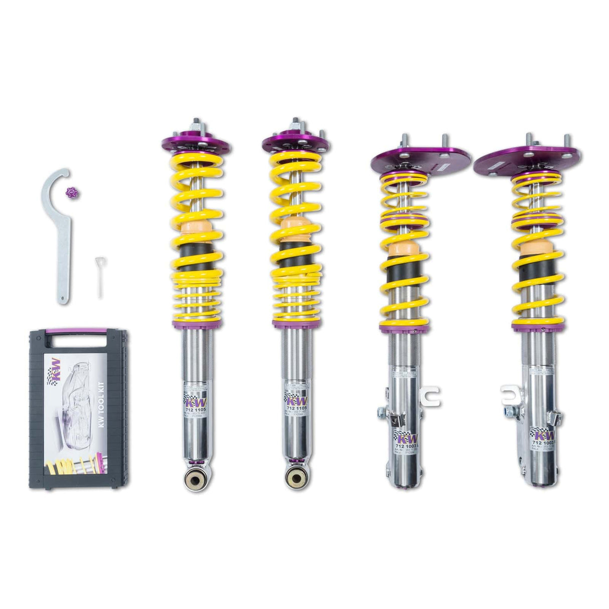KW Suspensions KW V3 Clubsport Kit - 911 (964) Carrera 2; incl. Convertible + Targa