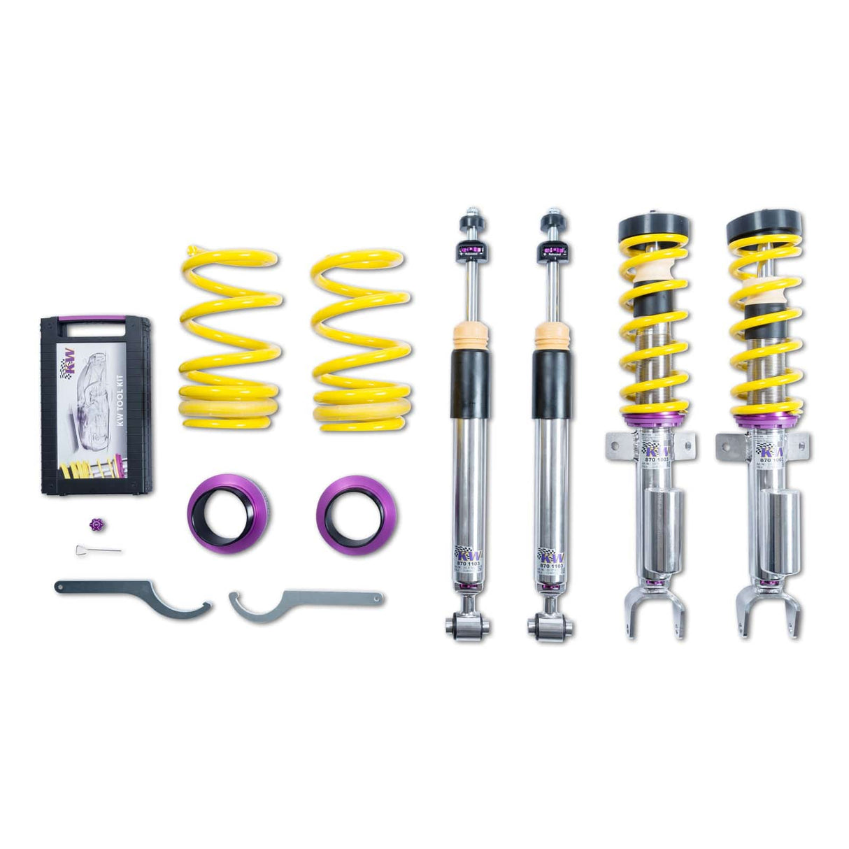 KW Suspensions KW V3 Coilover Kit - Tesla Model 3 (2WD)