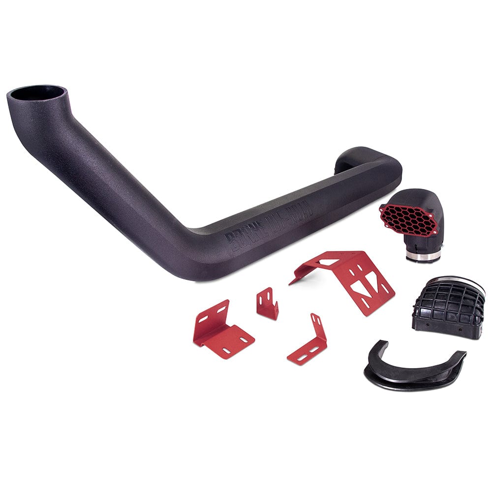 Mishimoto Jeep Wrangler JL Snorkel, 2018+, Micro-Wrinkle Red