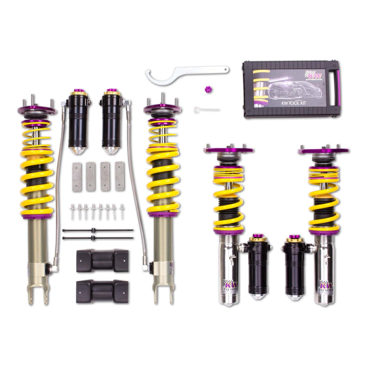 KW Suspensions KW V4 Clubsport Kit - Porsche 911 (991) Carrera, Carrera 2/2S/GTS, 4/4S/GTS, without PDCC
