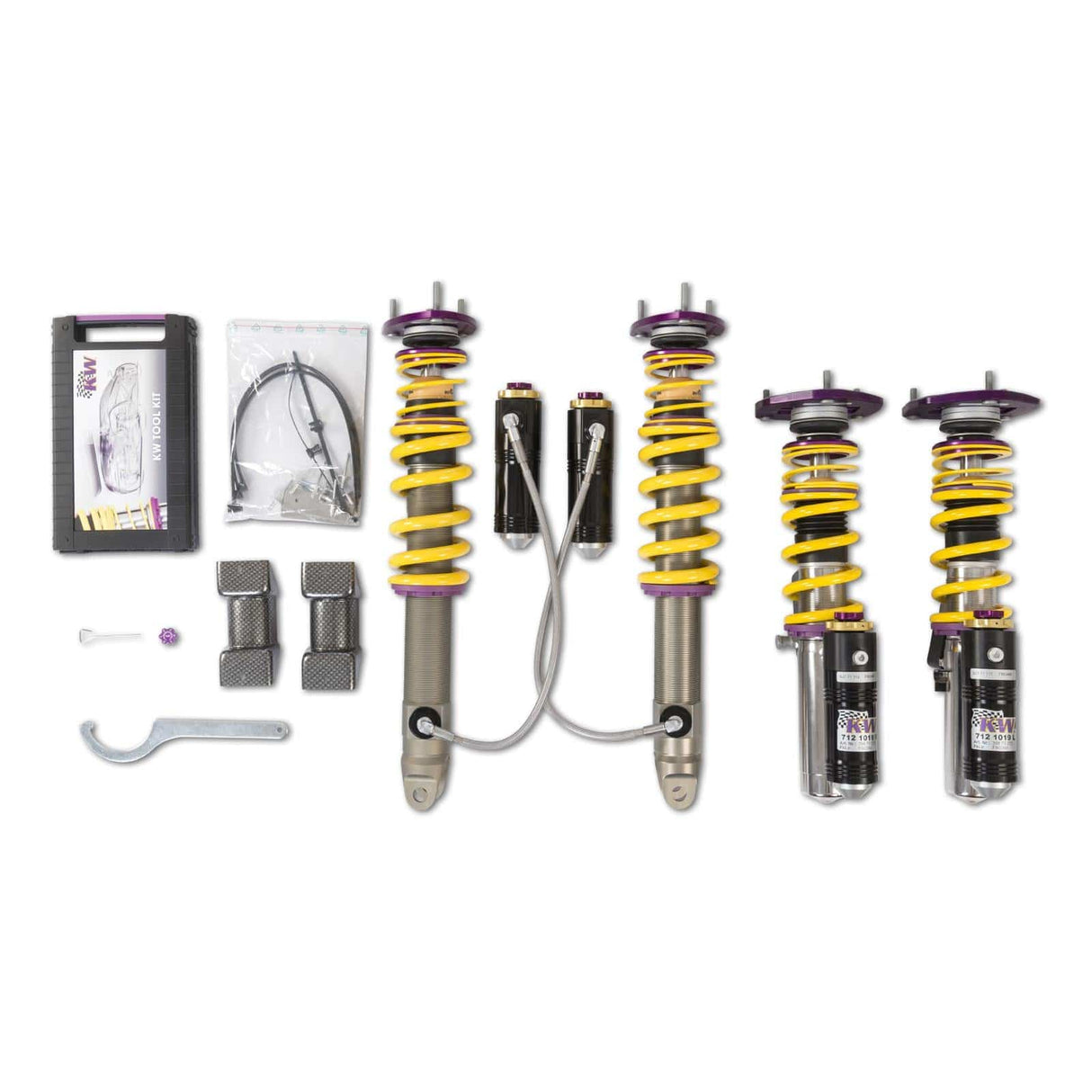 KW Suspensions KW V4 Clubsport Kit - Porsche Turbo, Turbo S, Coupe + Convertible; w/ PDCC