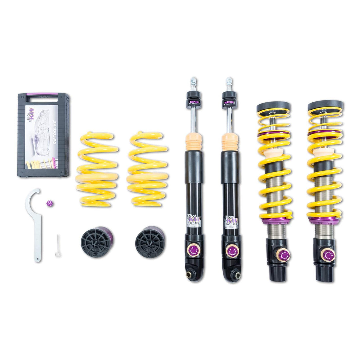 KW Suspensions KW V4 Coilover Kit - Audi RS5 (B9): without DRC