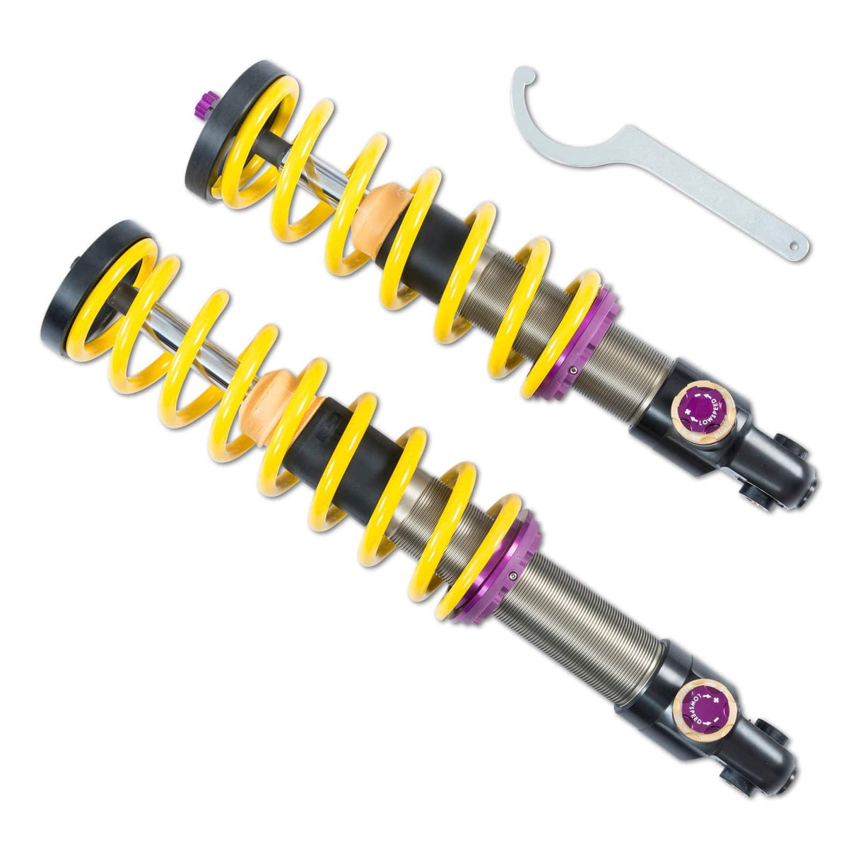 KW Suspensions KW V4 Coilover Kit Bundle - Mercedes AMG GT, GT S, GT C; Coupe; with adaptive suspension