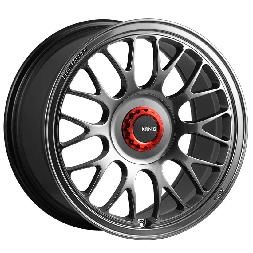 Konig Red Anodized Gear Center Cap