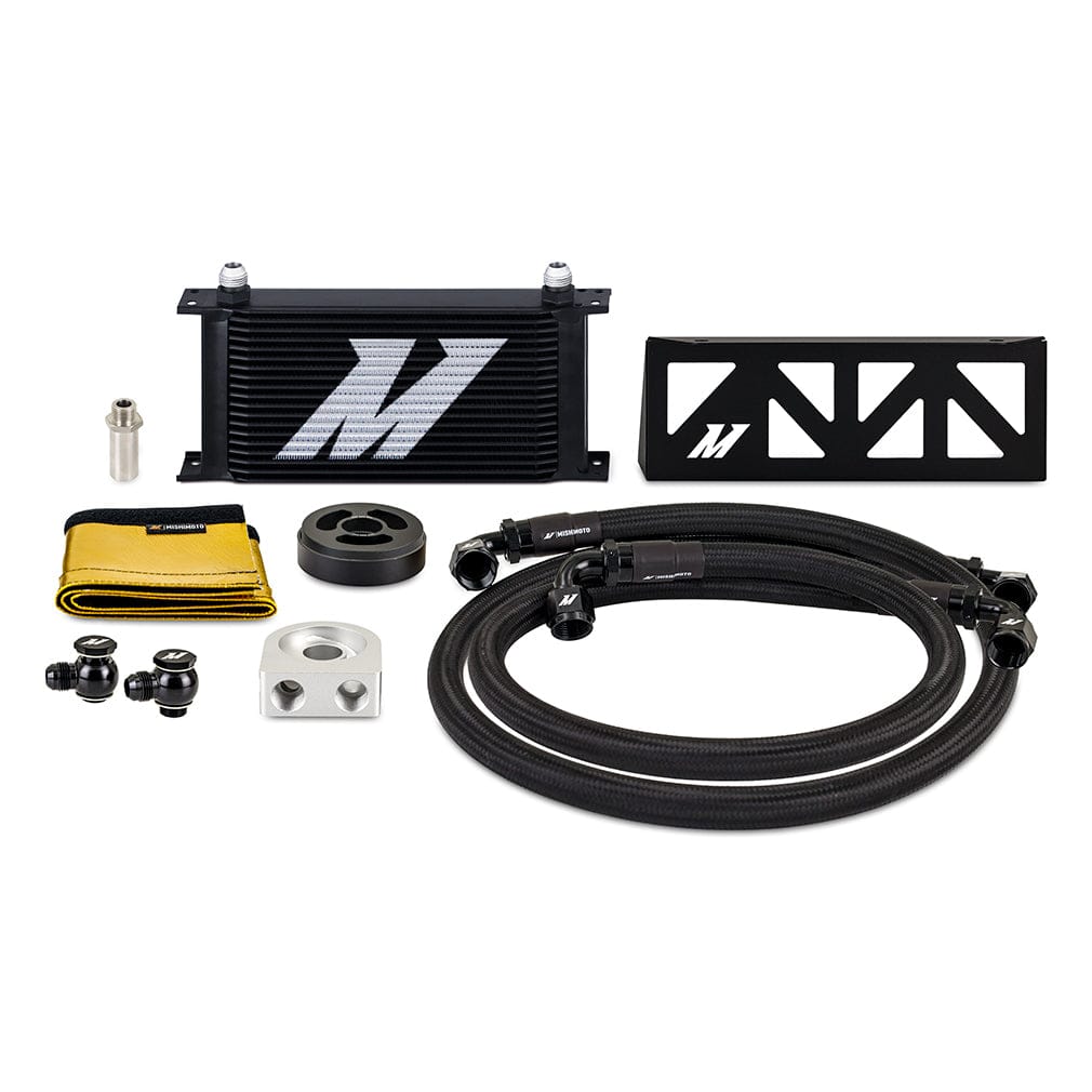 Mishimoto Oil Cooler, Fits Subaru BRZ/Toyota GR86 2022+, Non-Thermostatic, Black Cooler