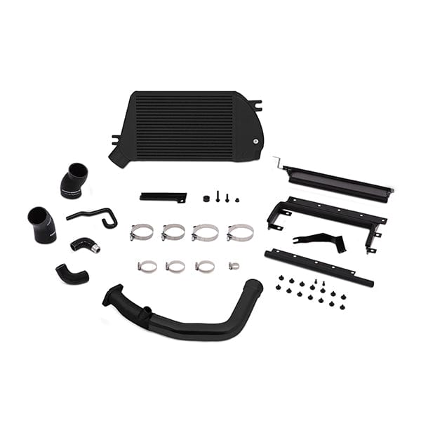 Mishimoto Subaru WRX Perf. Top Mount Intercooler (Black) & Charge-Pipe Kit (Black), 15-21
