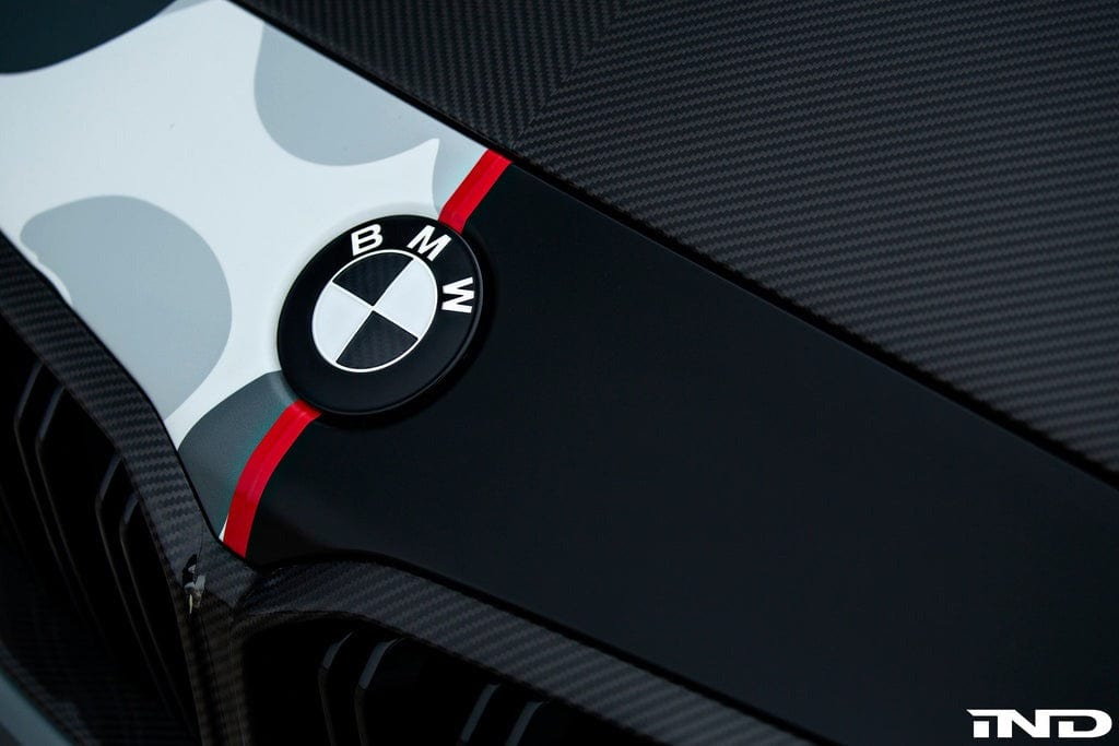 IND Carbon BMW Roundel Set (Hood & Trunk)