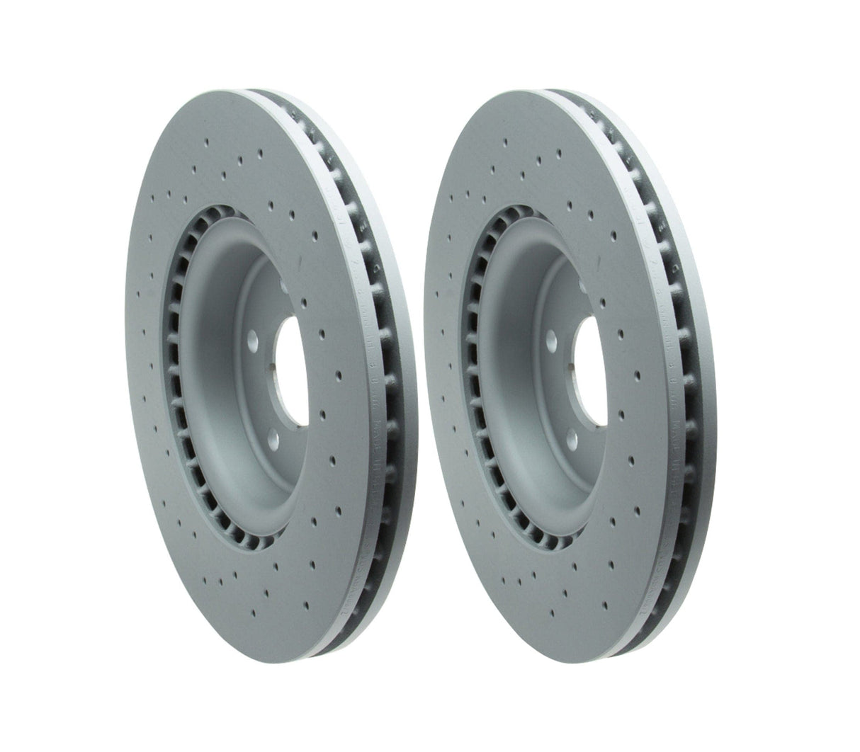 Cross Drilled Front Brake Rotor Set (345x30mm) - Audi / B8 / S4 / S5 / C7 / A6 / A7 / Q5 8R