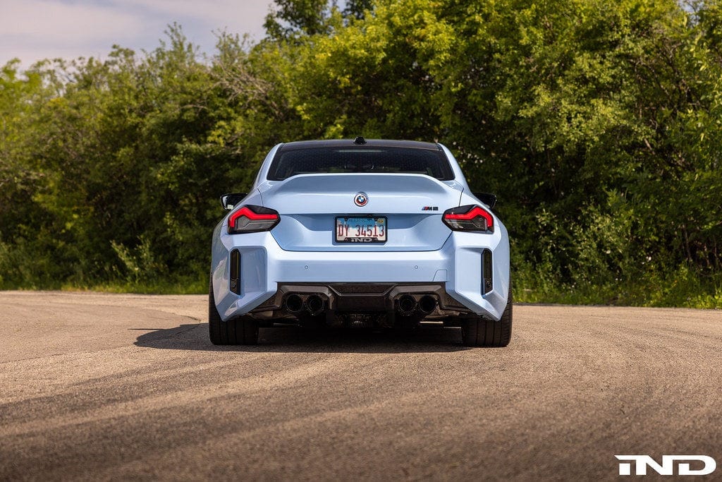 IND Painted Rear Reflector Set (Gloss Black) - BMW / G87 / M2