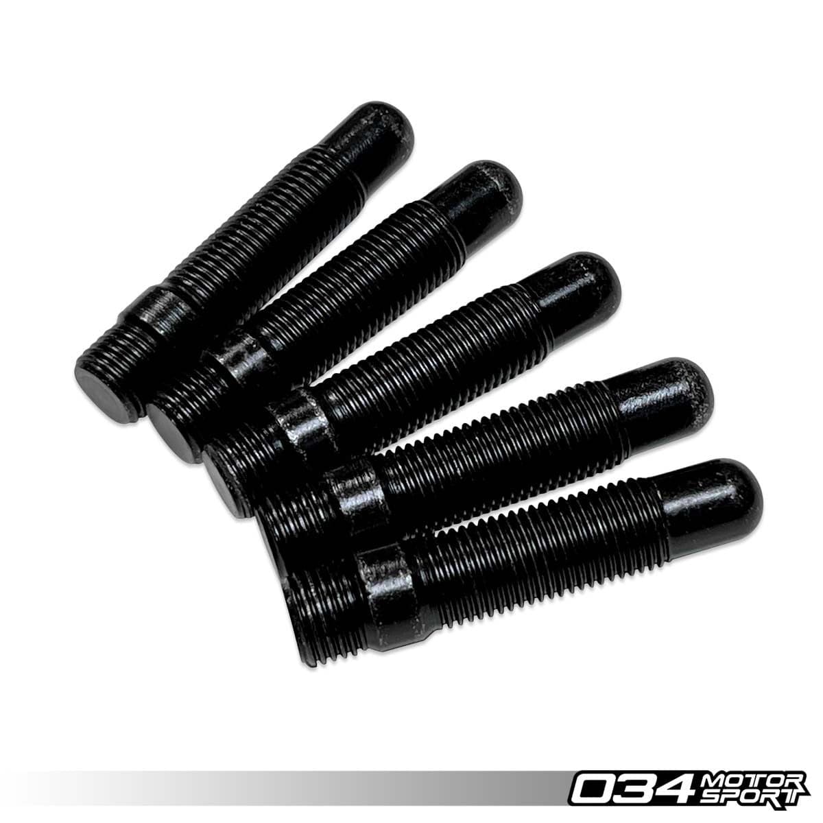034Motorsport Bullet Nose Stud and Nut Bundles M14x1.5 Pitch (Pack of 5)