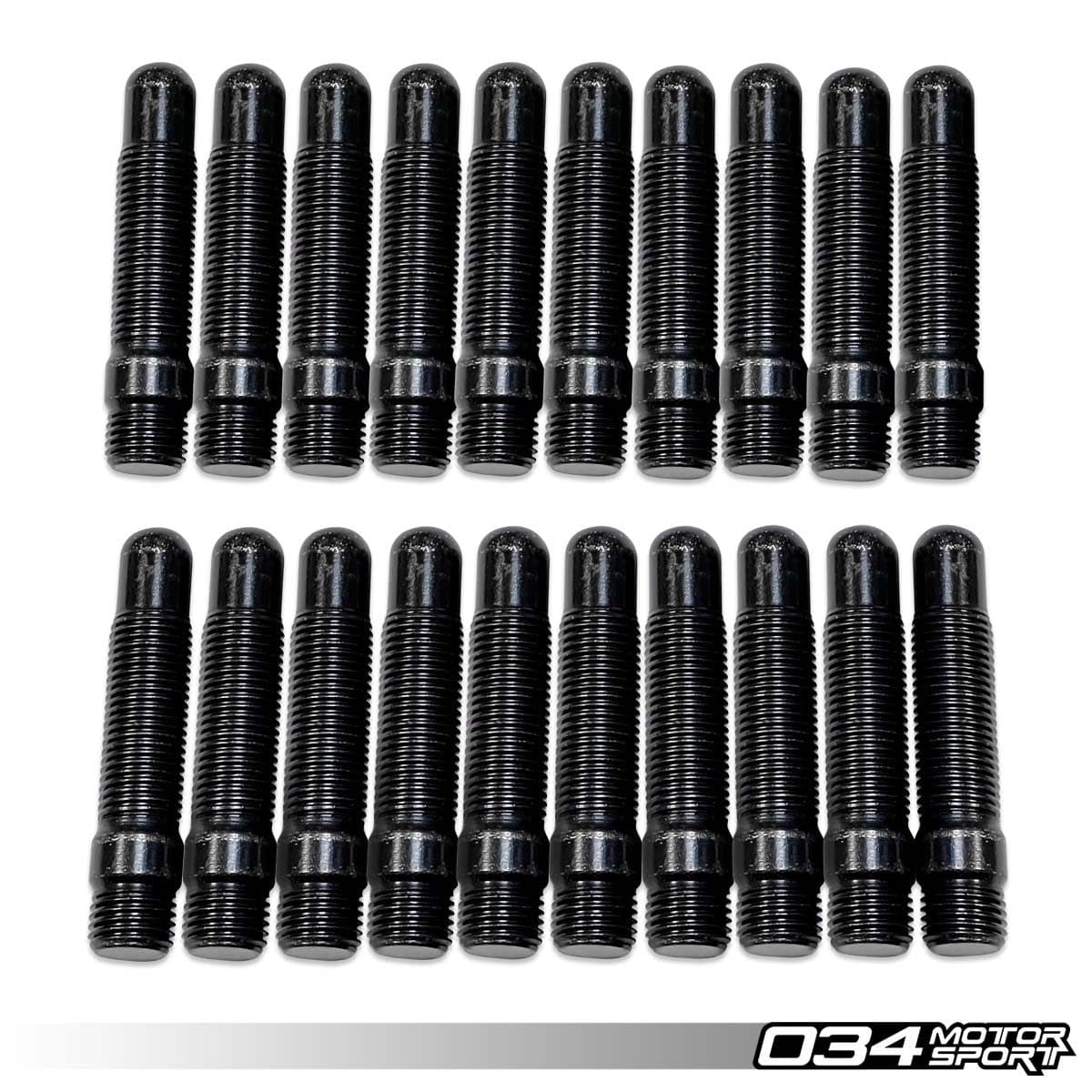 034Motorsport Bullet Nose Stud and Nut Bundles M14x1.5 Pitch (Pack of 20)
