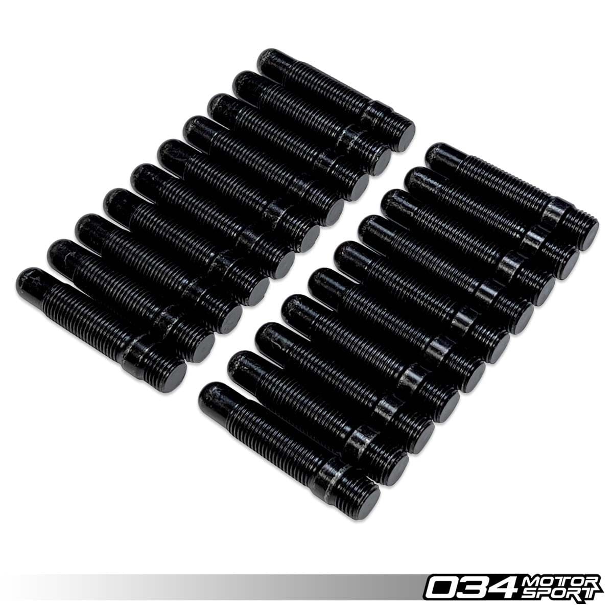 034Motorsport Bullet Nose Stud and Nut Bundles M14x1.5 Pitch (Pack of 20)