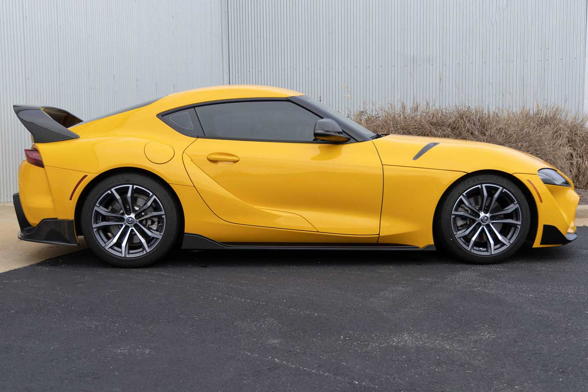Dinan Side Hood Vent Covers (Carbon Fiber) - Toyota / A90 / A91 / GR Supra