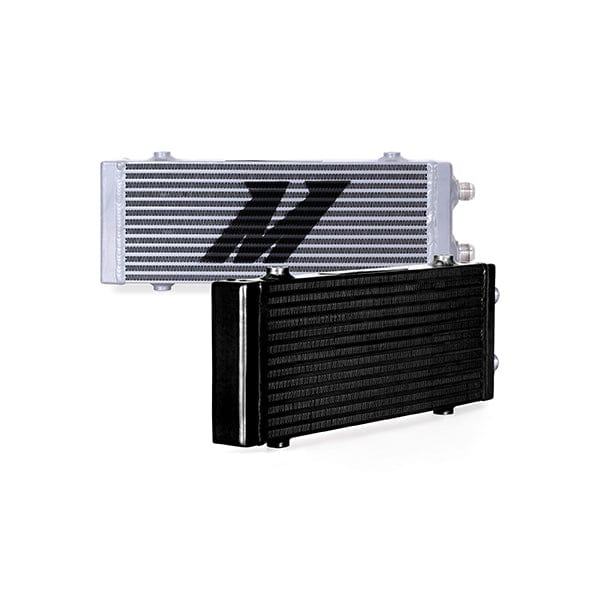 Mishimoto Universal Dual Pass Bar and Plate Oil Cooler, Medium, Black