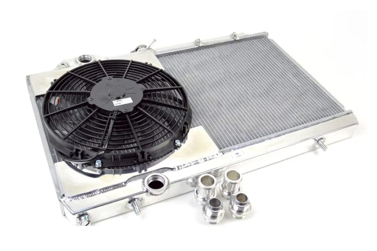 CSF Performance Mitsubishi Evo 4/5/6/7/8/9 Full Size Slim All-Aluminum Radiator w/ 12in SPAL Fan
