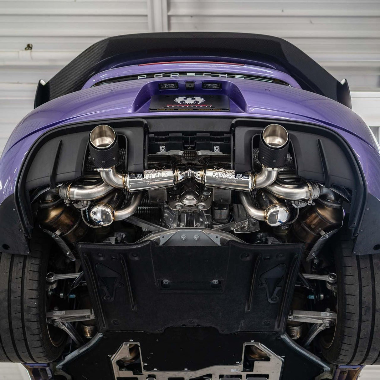 Fabspeed Valvetronic X-Pipe Cat-back Exhaust System - Porsche / 718 / GT4 / RS